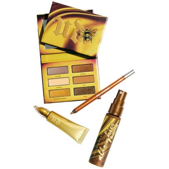 NIB Urban Decay Honey Pot Collectors Set  Eyeshadow Setting Spray Liner & Primer - Picture 16 of 16